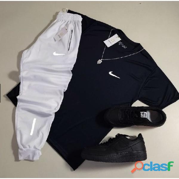 Kit Conjunto Masculino Calça Jogger Camisa Masculina Refletiva Conjunto Masculino Esportivo dry fit