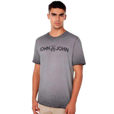 Camiseta John John Regular Basic In24 Chumbo Masculino