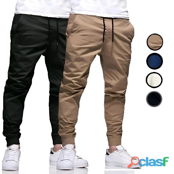 Calça jogger masculina com punho Premium