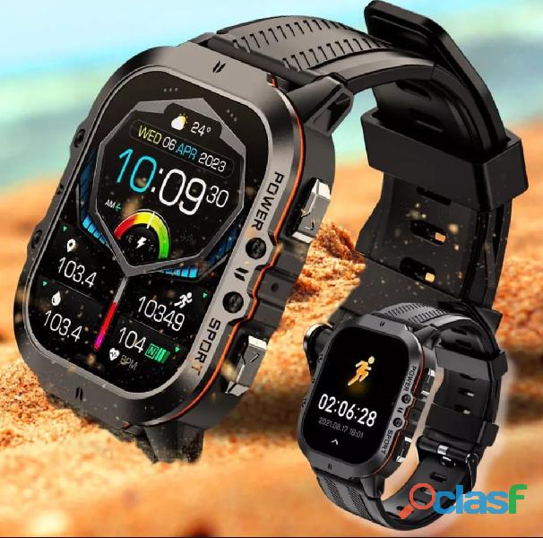 Smartwatch Spark X C26 Relógio Militar Tela Amod 1.96