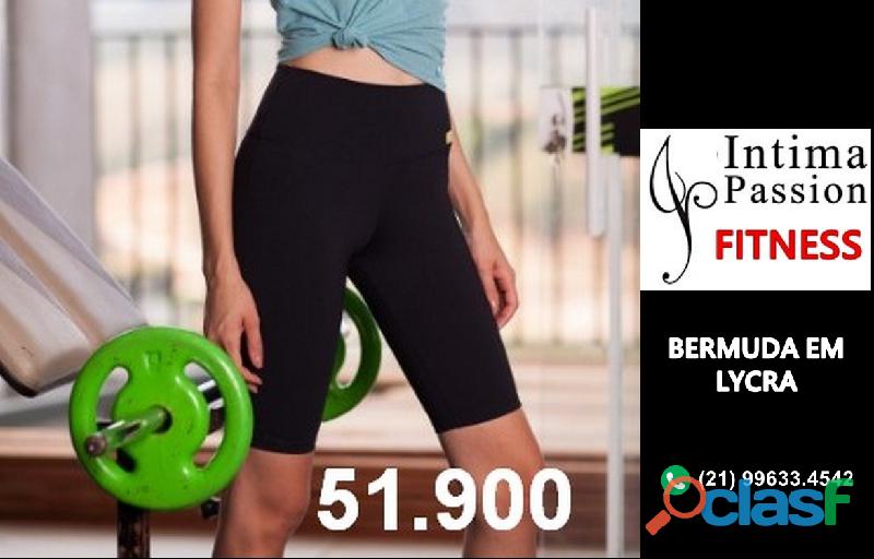 51.900   Bermuda ciclista lisa em lycra   fitness. Tamanho exgg   Íntima Passion   contato por what