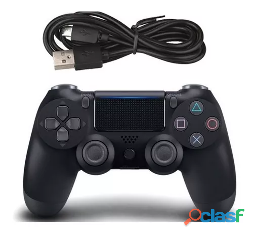 Controle Joystick Console Sem Fio Compatível Vídeo Game Pc Cor Preto