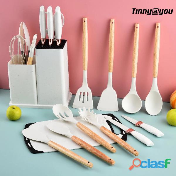 Kit completo jogo utensílios de cozinha luxo 19