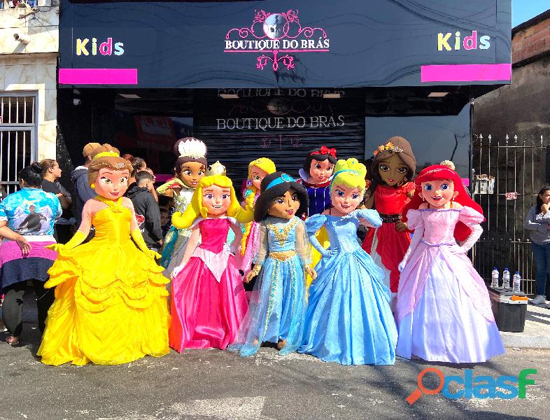 Princesas cover personagens vivos festa infantil