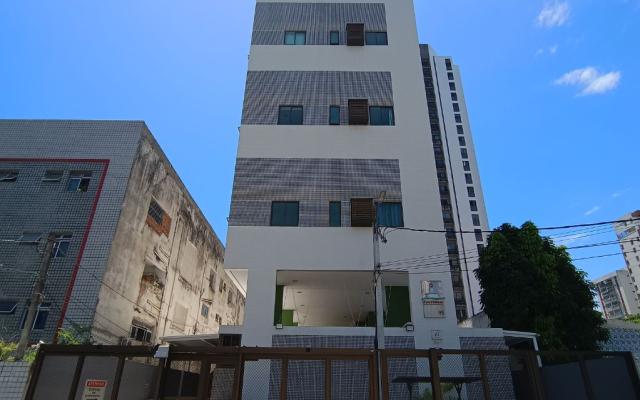 Apartamento 1 quarto, sala com cozinha americana, nascente!