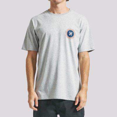 Camiseta hurley multi circle cinza