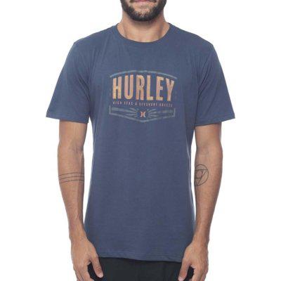 Camiseta hurley silk outdoor masculina azul marinho