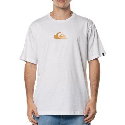 Camiseta quiksilver metal comp wt24 masculina branco