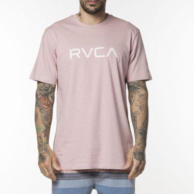 Camiseta rvca big rvca colors wt24 masculina rosa claro