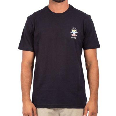 Camiseta Rip Curl Search Icon SM24 Masculina Black