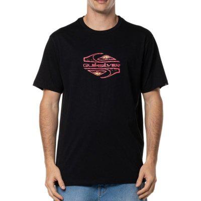 Camiseta quiksilver diamond wt24 masculina preto