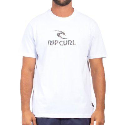 Camiseta rip curl icon palm sm24 masculina branco