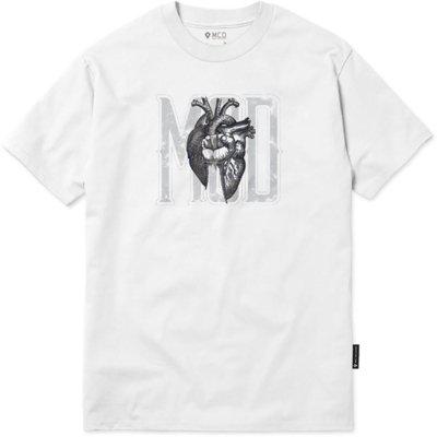 Camiseta mcd regular corazon mcd wt23 masculina branco