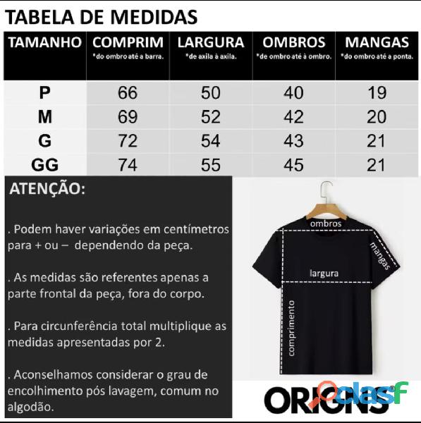 Kit 5 camiseta masculina básica lisa slim algodão origns