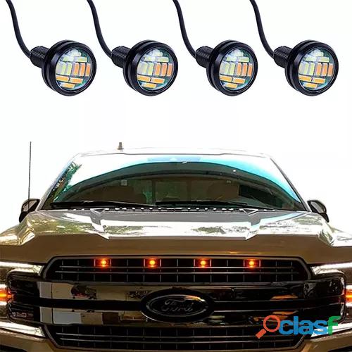 Kit led grade luz enfeite camionete strada saveiro montana