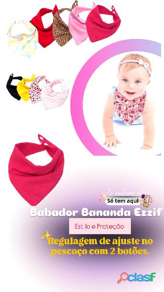 Babadores Bananda Ezzif kit 10 Sortidos