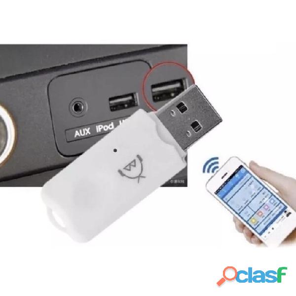 Kit 2 USB Adaptador Receptor Bluetooth Som Música Carro Telefone