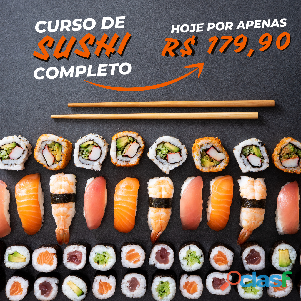 Escola do Sushiman   Curso de Sushi e Sashimi