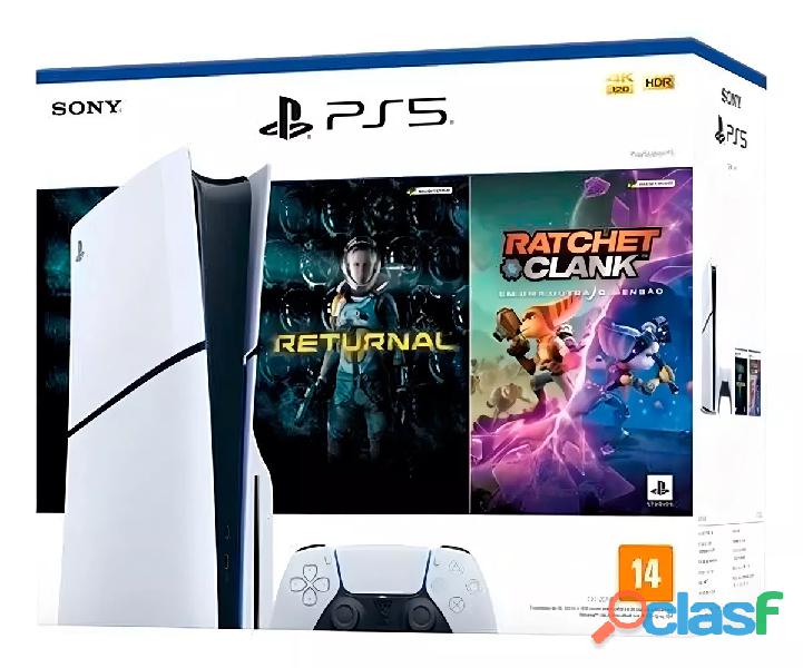 Playstation 5 midia fisica slim branco 1tb