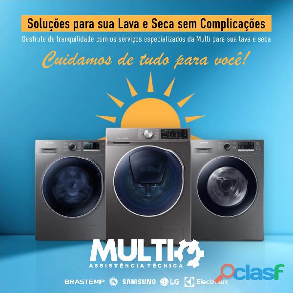 Serviços de manutenção e instalação para lavadoras electrolux