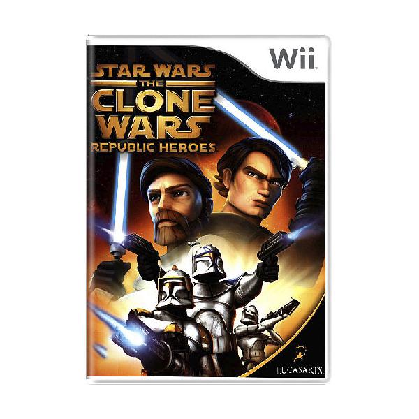 Jogo star wars the clone wars: republic heroes - wii