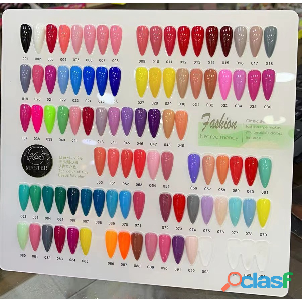 KIT 10 ESMALTE EM GEL 10ML PARA UNHA LED UV