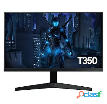 Monitor gamer samsung 24&quot; fhd 75hz hdmi vga freesync preto série t350 110/220v