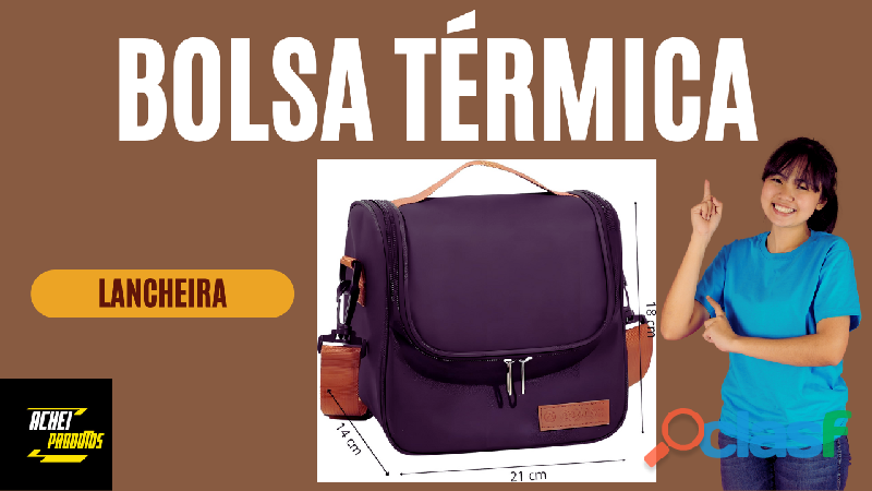 Bolsa térmica lancheira