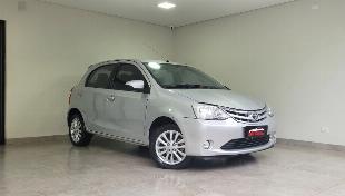 Toyota etios 2016 1.5 flex completo banco em couro baixo km