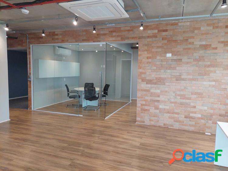 Sala comercial edifício office tamboré semi mobiliado