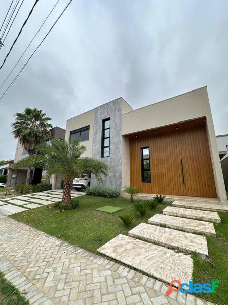 Sobrado de luxo, condomínio villa jardim, 5 suítes, 6 vagas garagem