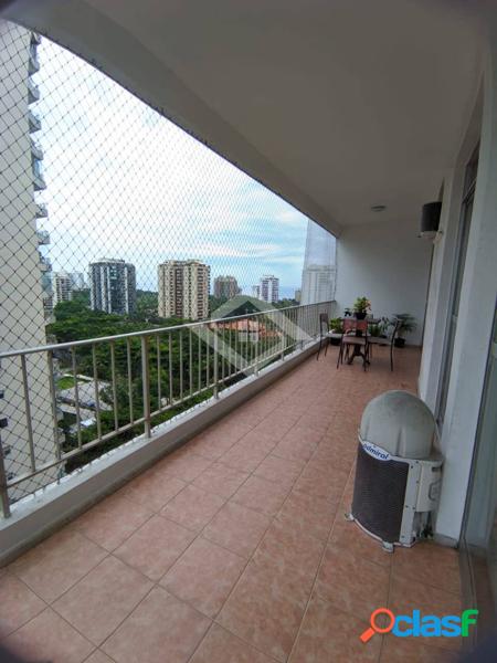 Apartamento para venda, barra da tijuca, parque das rosas, 3 quartos 103m²