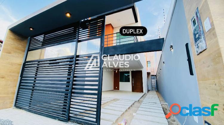 CASA COM 3 QUARTOS SENDO 1 SUÍTE MASTER COM CLOSET E VARANDA