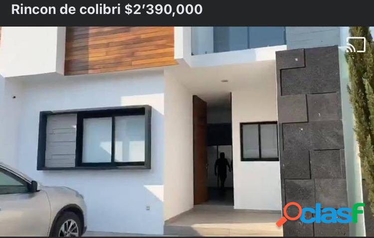 CASA EN VENTA COMO NUEVA EN RINCON DEL COLIBRI COLIMA