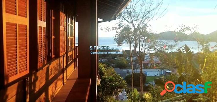 Casa vista panorâmica para o mar e edícula independente enseada, ubatuba.