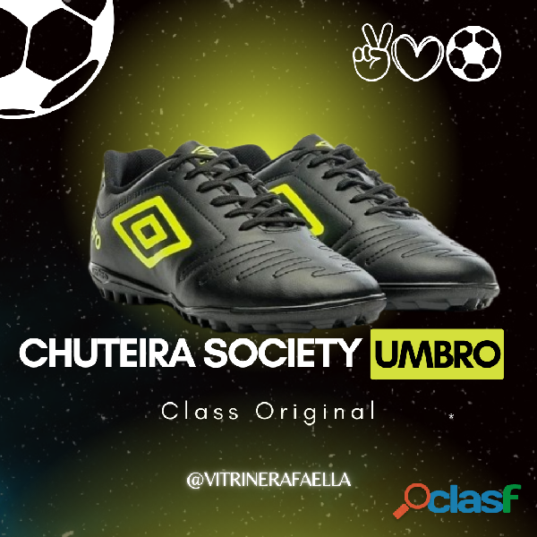 Chuteira society umbro class original futebol adulto