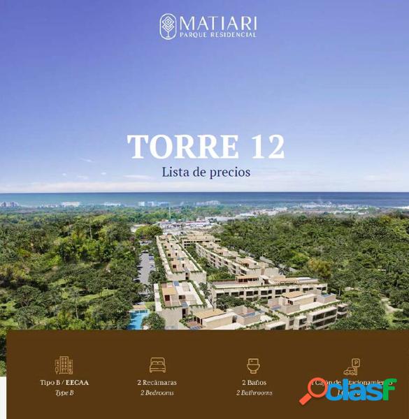 DEPTO 204 TIPO B / EECAA TORRE12 MATIARI PARQUE RESIDENCIAL PISO 3 ORIENTE