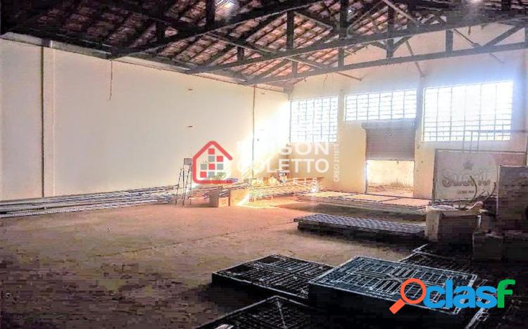 "Invista em seu futuro!! Barracão à venda de 218m² de área coberta em Piracicaba no Bairro Jardim Algodoal 4