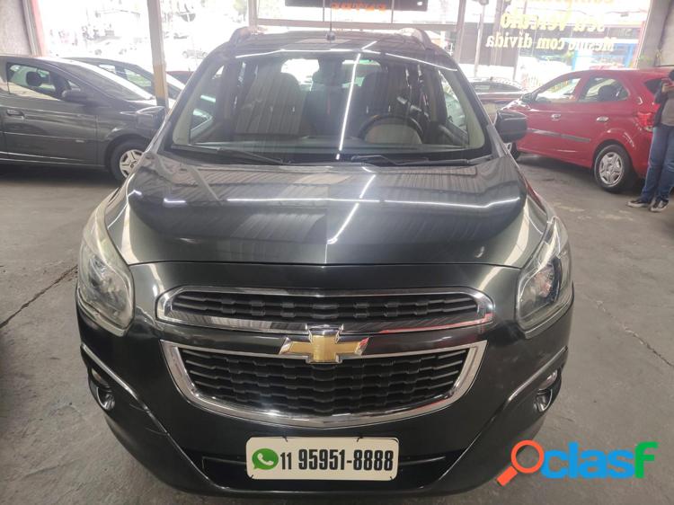 Chevrolet spin ltz 1.8 8v econo.flex 5p aut. cinza 2018 1.8 flex