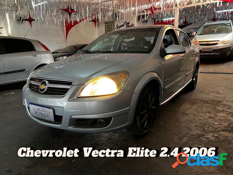 CHEVROLET VECTRA ELITE 2.4 MPFI 16V FLEXPOWER AUT. PRATA 2006 2.4 FLEX