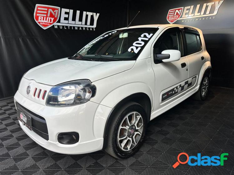 FIAT UNO SPORTING 1.4 EVO FIRE FLEX 8V 4P BRANCO 2012 1.4 FLEX