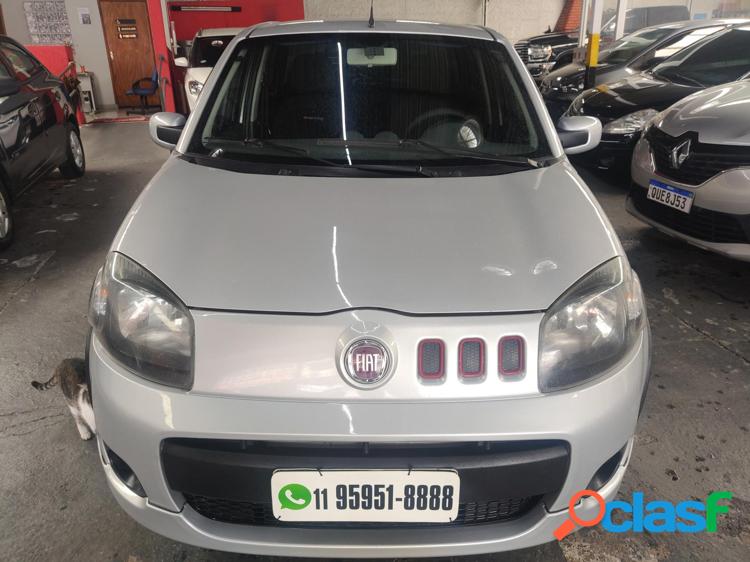 FIAT UNO SPORTING 1.4 EVO FIRE FLEX 8V 4P PRATA 2013 1.4 FLEX