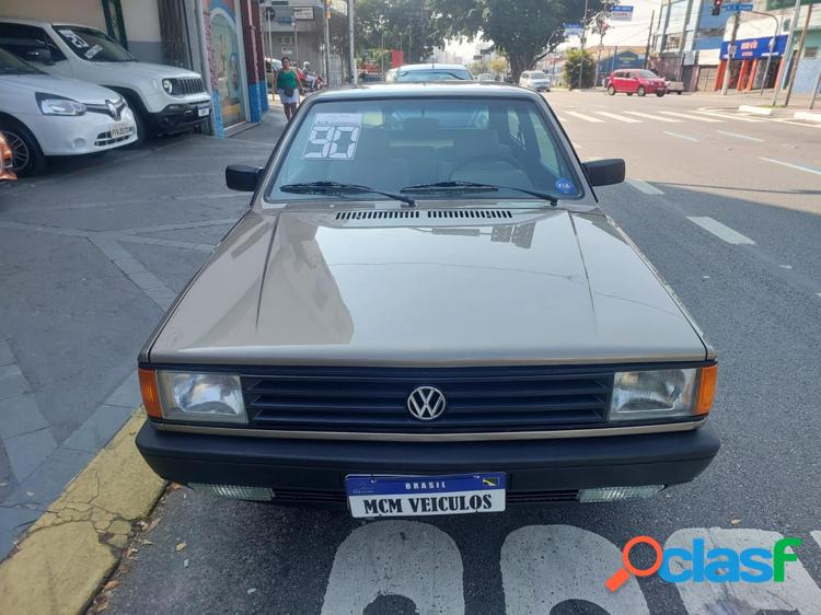 VOLKSWAGEN GOL GLI GL ATLANTA 1.8 BEGE 1990 1.8 ALCOOL 4