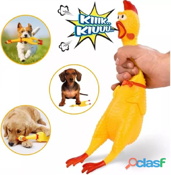 Brinquedo galinha 31cm para cães