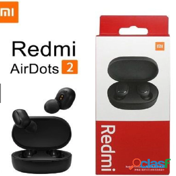 Fone de ouvido sem fio xiaomi redmi airdots 2 preto