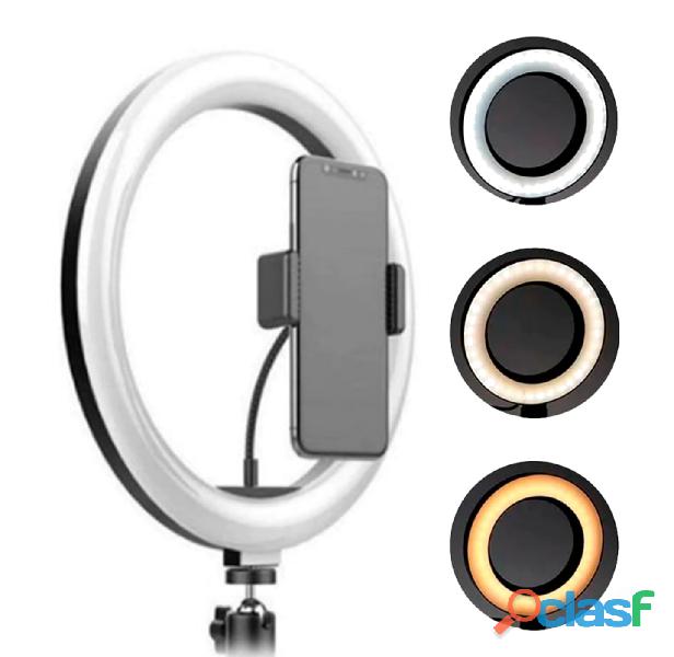 Iluminador Ring Light Ideal Para Gravar Vídeos Fotos Youtuber 4