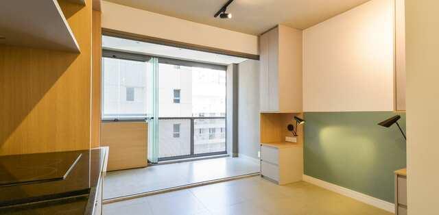 Studio para venda com 1 quarto, 25m² - mgf imóveis - mgf