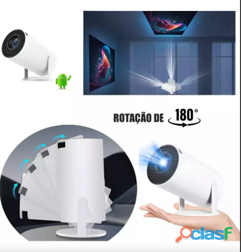HY300 mini projetor Suporta 4K portátil WiFI Bluetooth 2