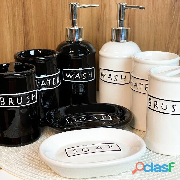 KIT JOGO BANHEIRO LAVABO 5