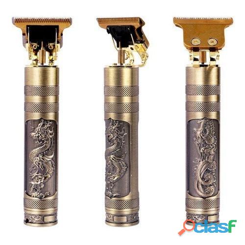 Kit cuidados masculinos Barbeador e aparador de pelos Maquina cortar cabelo dragão 5